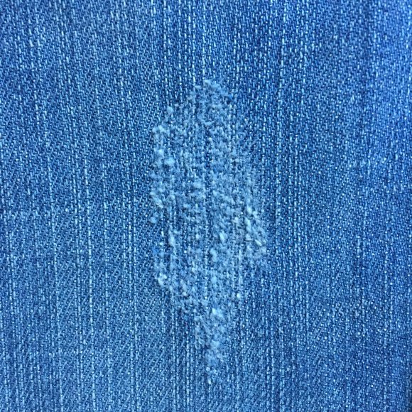 M&S Medium Wash Bootcut / Flare Cotton Comfy Y2K Jeans - Picture 8 of 12